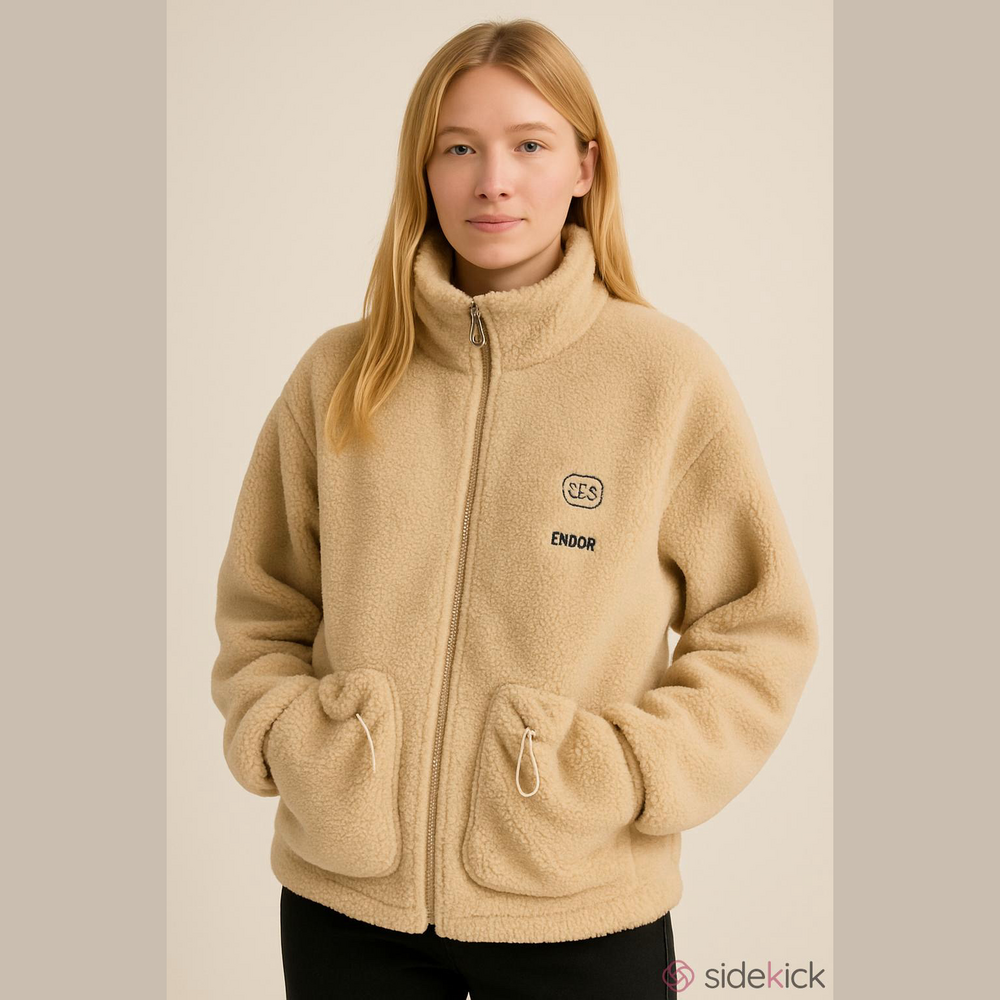 Cozy Tan Teddy Jacket